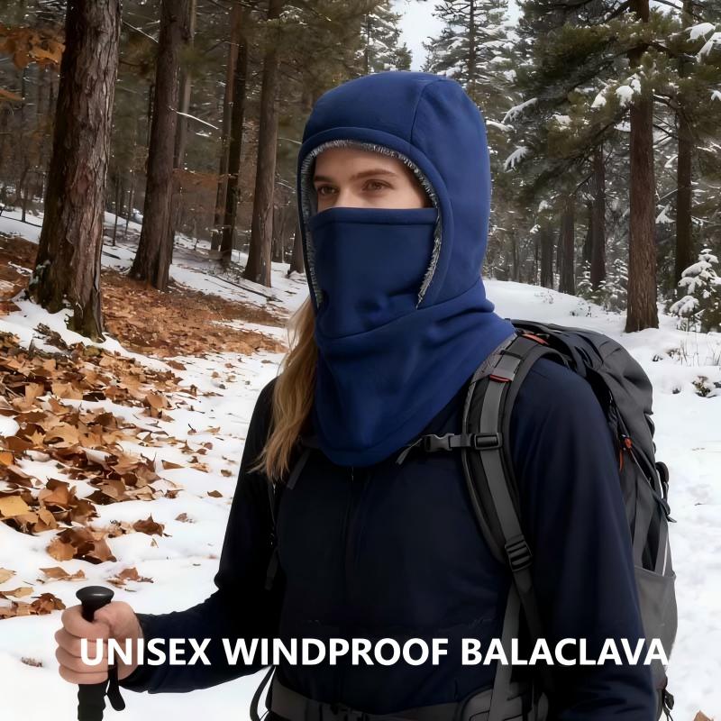 Cagoule unisexe coupe-vent et chaude
