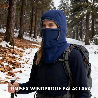 Cagoule unisexe coupe-vent et chaude