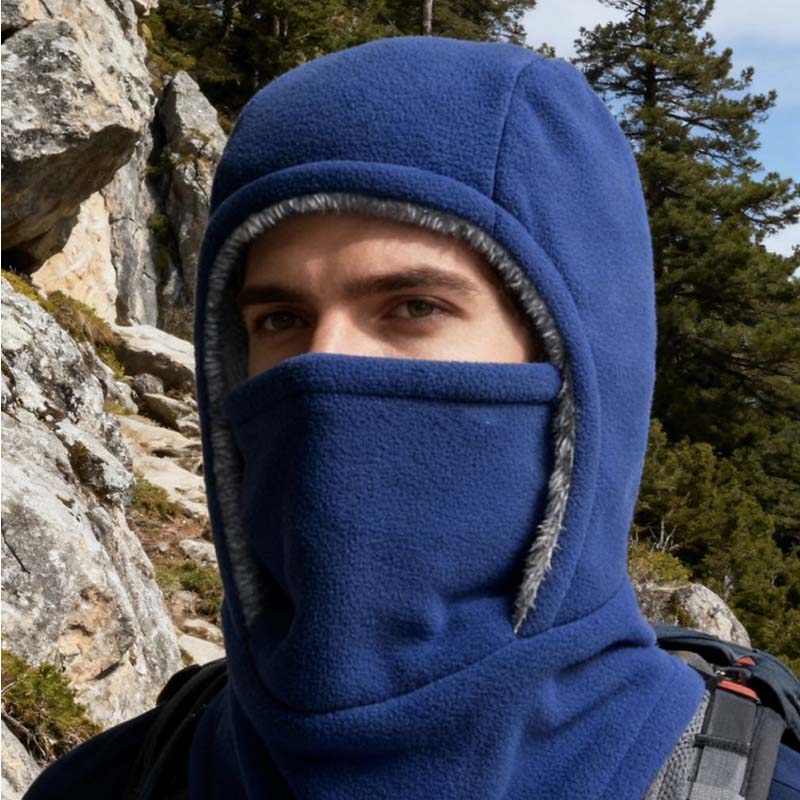 Cagoule unisexe coupe-vent et chaude