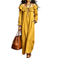 Robe longue décontractée à épaules dénudées pour femme