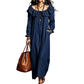 Robe longue décontractée à épaules dénudées pour femme