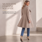 ✨ OFFRE PRIVILÈGE · -50 % | Manteau Femme Cintré à Double Boutonnage