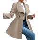 ✨ OFFRE PRIVILÈGE · -50 % | Manteau Femme Cintré à Double Boutonnage
