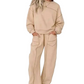 Ensemble sweat à col rond et pantalon large pour femme