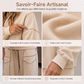 Ensemble sweat à col rond et pantalon large pour femme