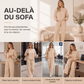 Ensemble sweat à col rond et pantalon large pour femme