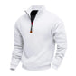 Pull à col montant et quart de zip pour homme