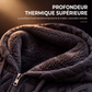 Hoodie pour homme en tricot torsadé texturé effet diamant en peluche