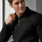 T-shirt à manches longues et demi-zip pour homme