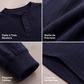 Chemise Henley décontractée à manches longues pour homme