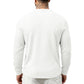 Chemise Henley décontractée à manches longues pour homme