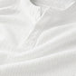 Chemise Henley décontractée à manches longues pour homme