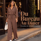 Combinaison chemise cintrée pour femme