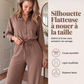 Combinaison chemise cintrée pour femme