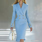 Robe blazer double boutonnage pour femme