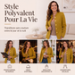 Blazer élégant ajusté pour femme avec boutons dorés