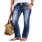 Jeans stretch ajustés pour femme