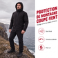 Veste d'extérieur imperméable et chaude pour homme