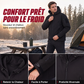 Veste d'extérieur imperméable et chaude pour homme
