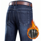 Jean droit pour homme doublé chaud