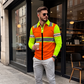 Haut à manches longues haute visibilité pour homme