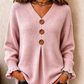 Pull en maille col V pour femme