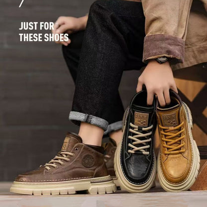 Bottines rétro imperméables pour homme