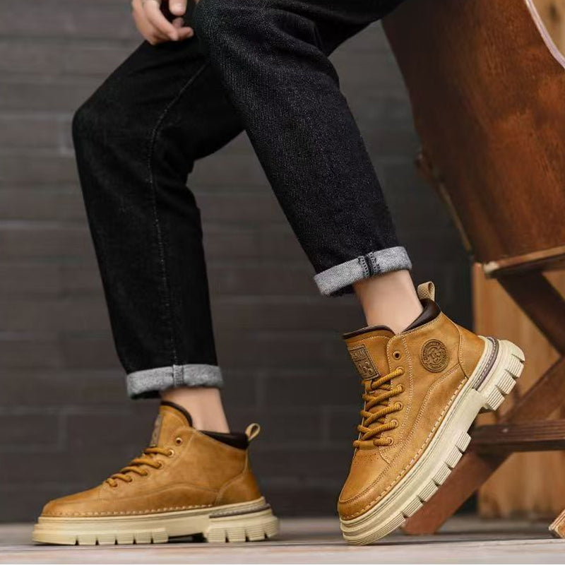 Bottines rétro imperméables pour homme