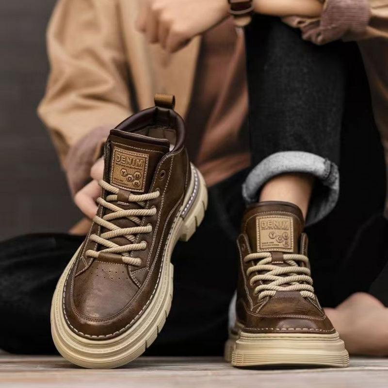 Bottines rétro imperméables pour homme