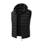 Gilet matelassé d'hiver pour homme avec capuche amovible