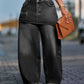 Jupe superposée pour femme sur jean en denim