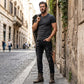Jean slim déchiré pour homme