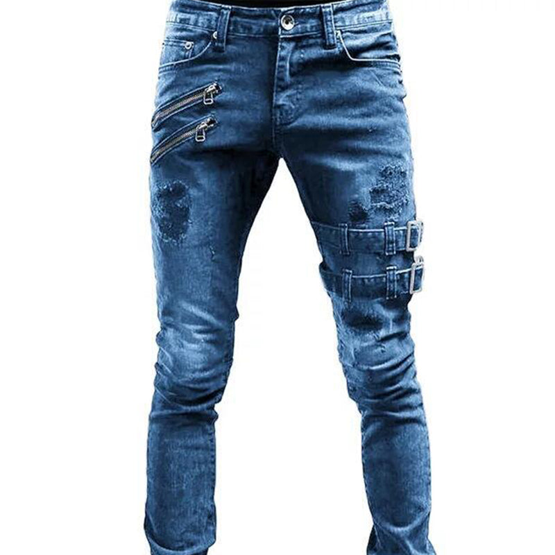 Jean slim déchiré pour homme