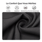 Haut col pour homme respirant avec texture en nid d'abeille