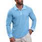 Haut col pour homme respirant avec texture en nid d'abeille