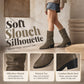 Bottes pour femme à bout pointu et talon épais