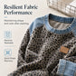 Sweat-shirt décontracté à col rond pour femme, imprimé léopard