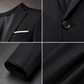 Blazer pour homme, coupe ajustée, col à boutons