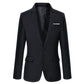 Blazer pour homme, coupe ajustée, col à boutons
