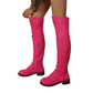 Bottes montantes à lacets pour femmes au-dessus du genou