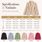 Blazer croisé décontracté pour femme