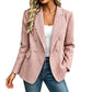 Blazer croisé décontracté pour femme