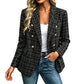 Blazer croisé décontracté pour femme