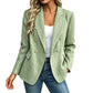 Blazer croisé décontracté pour femme