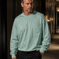 T-shirt à manches longues coupe ample pour homme