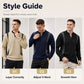 Sweat à col rond décontracté à manches longues pour homme