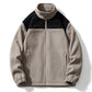 Veste thermique décontractée à blocs de couleurs pour homme