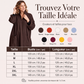 Robe ample pour femme avec poches, coupe drapée