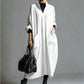 Robe ample pour femme avec poches, coupe drapée