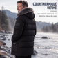 Manteau d'hiver matelassé chaud pour homme